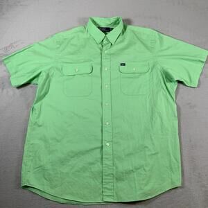 Polo Ralph Lauren Shirt Mens XL Short Sleeve Double Pocket Button Up Casual G.I.